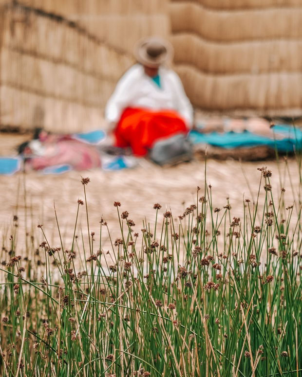 Ilhas flutuantes do Titicaca 