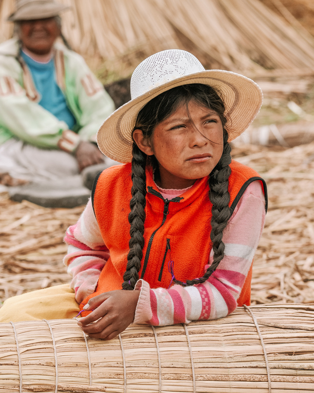 Ilhas flutuantes do Titicaca 