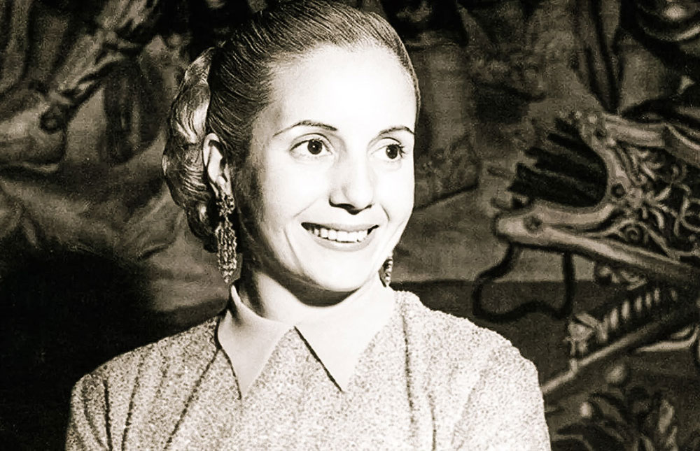 Evita Perón em Buenos Aires