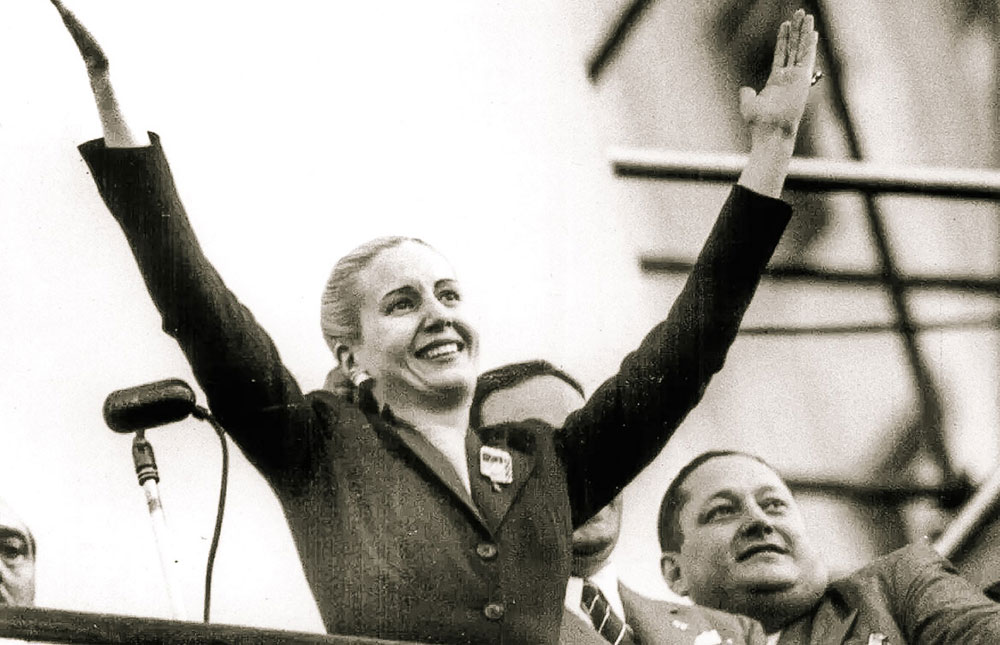 Evita Perón em Buenos Aires