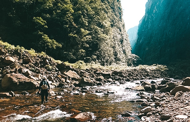 Cânion Itaimbezinho: a trilha do Rio do Boi, no Parque Nacional da Serra Geral