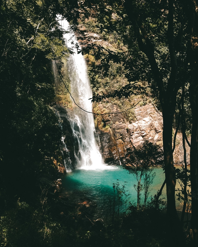 Cachoeira da Serra Azul, em Nobres: