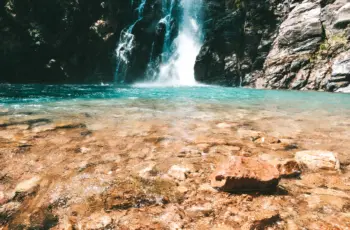 Cachoeira da Serra Azul, em Nobres: