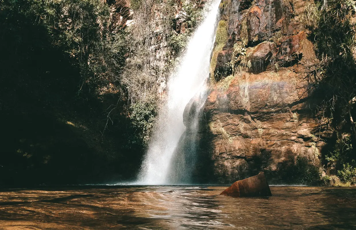 Cachoeiras na Chapada dos Guimarães