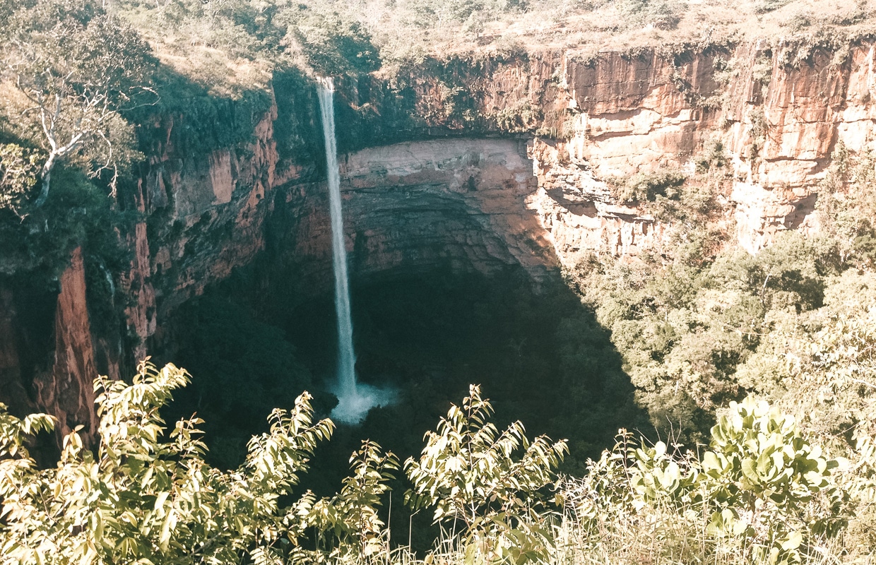Cachoeiras na Chapada dos Guimarães