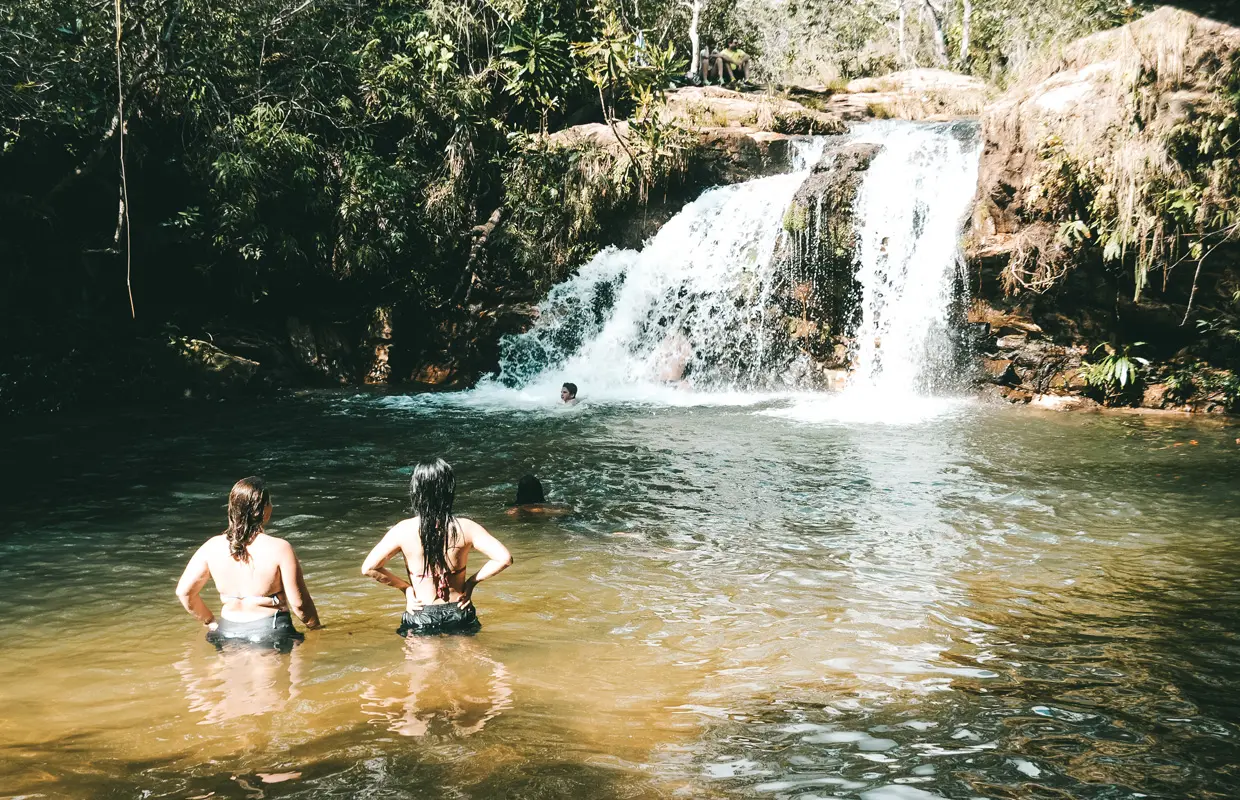 Cachoeiras na Chapada dos Guimarães