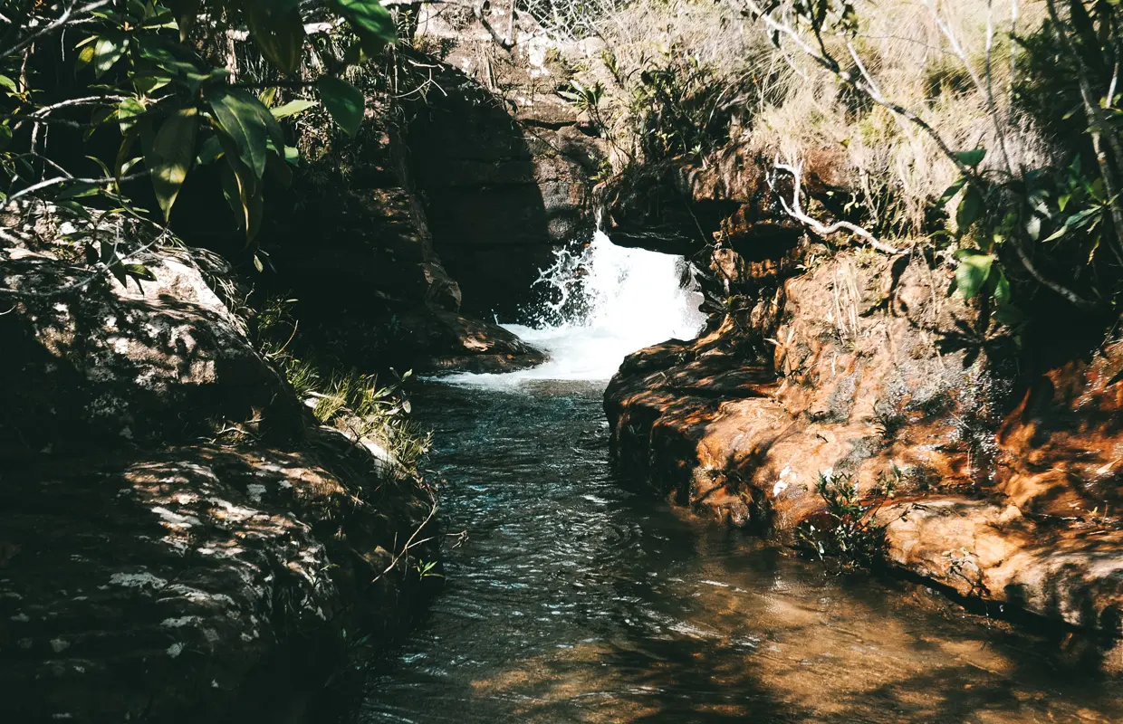 Cachoeiras na Chapada dos Guimarães