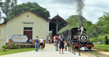 Maria Fumaça de São João del-Rei a Tiradentes, em Minas Gerais
