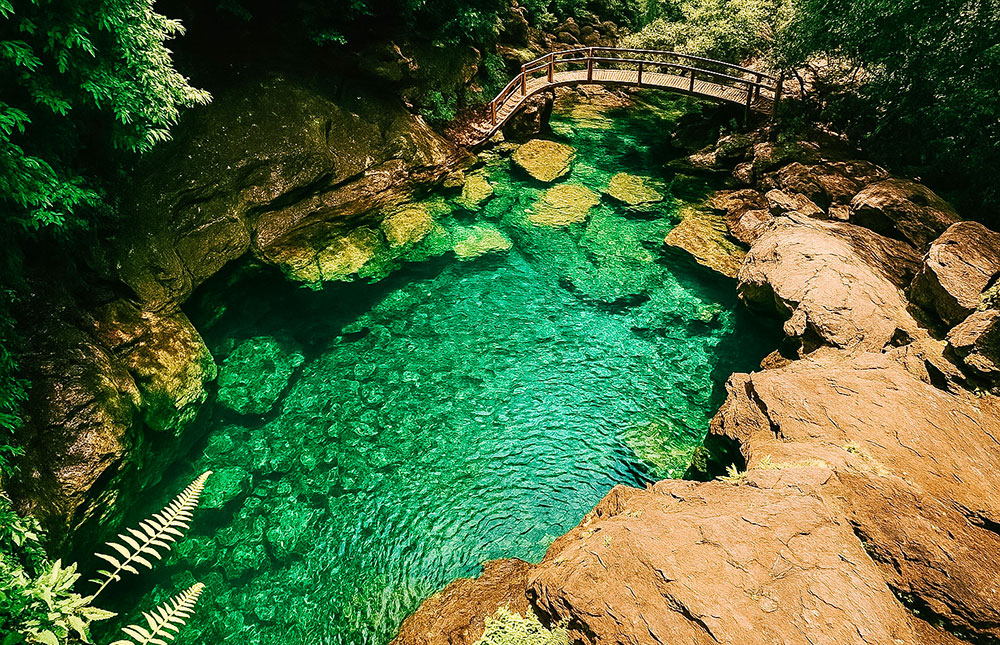 Poço Azul na Chapada das Mesas