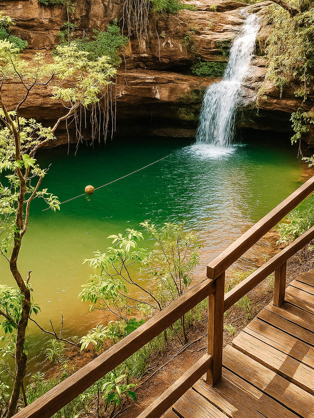 Poço Azul na Chapada das Mesas
