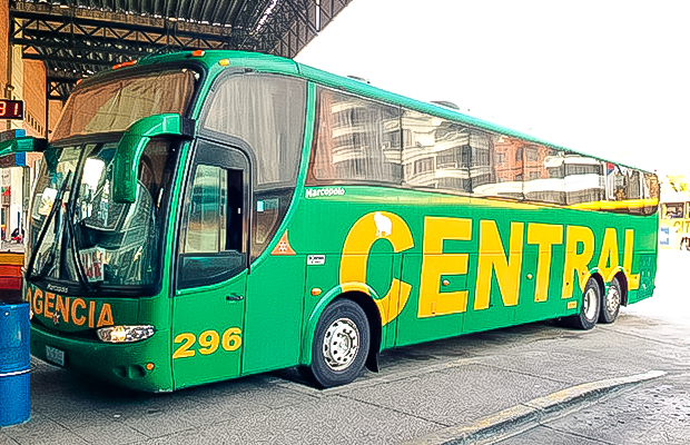 ônibus no Uruguai