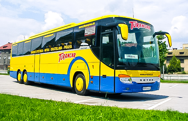 ônibus na Eslováquia