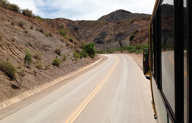 Como é viajar de ônibus na Bolívia