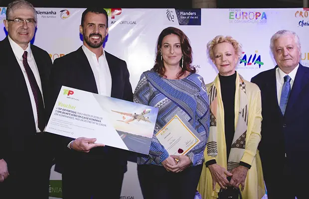 Somos primeiro no Prêmio Europa de Comunicação