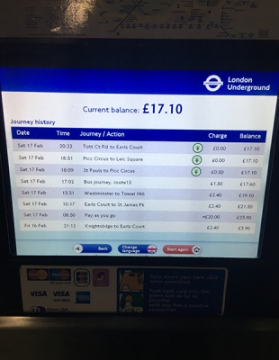 Oyster Card: o cartão do metrô de Londres