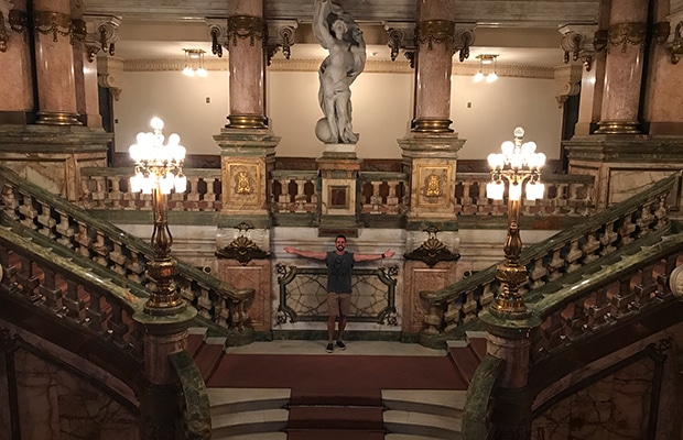 Como é a visita ao Teatro Municipal do Rio de Janeiro