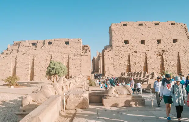 Templo de Karnak, em Luxor