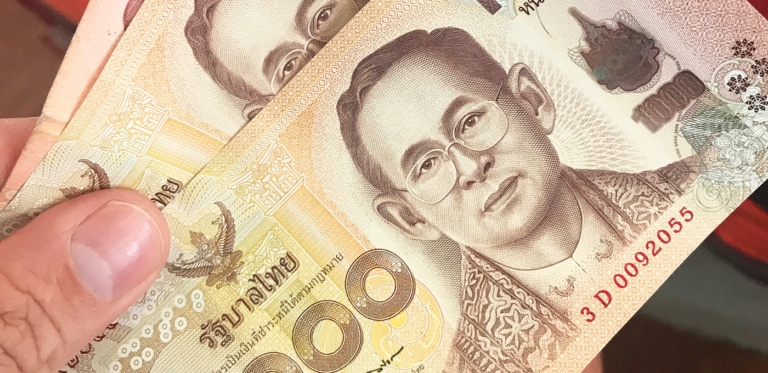 Dinheiro na Tailândia: como fazer o câmbio?