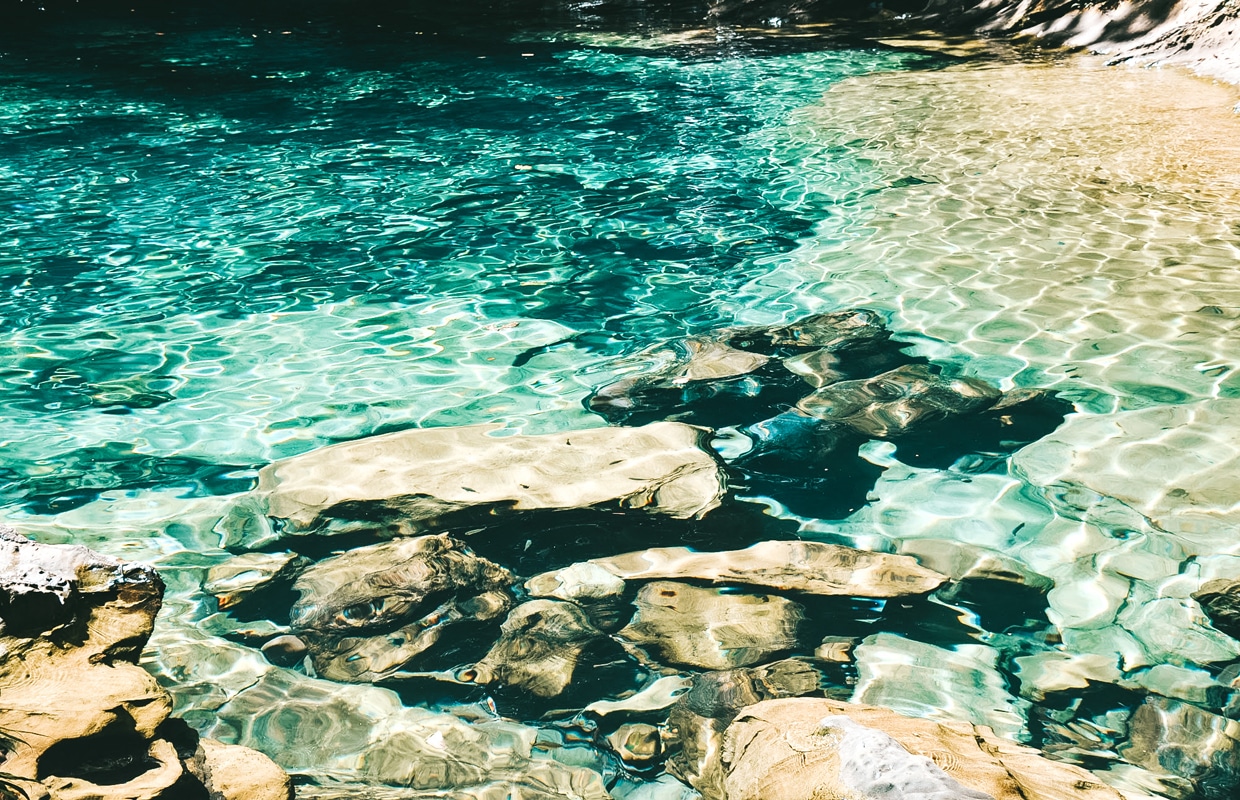 Poço Azul, na Chapada das Mesas