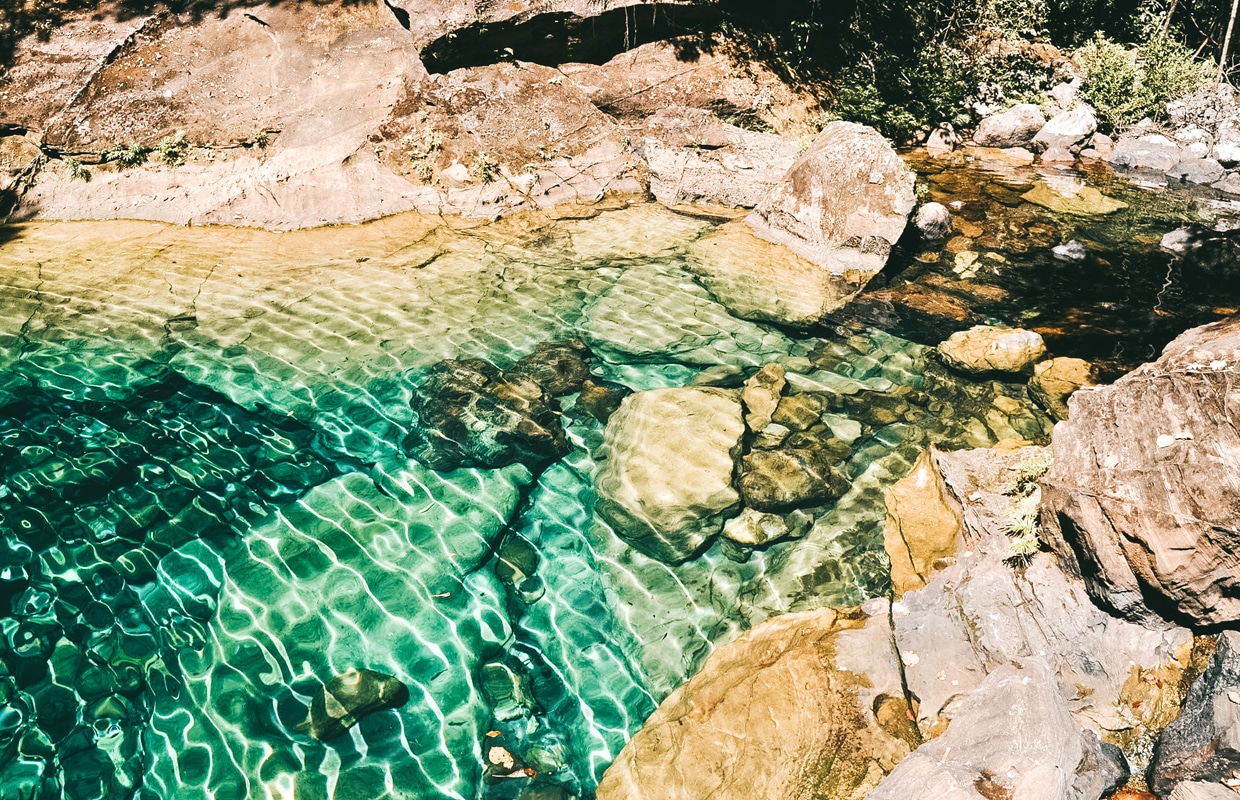 Poço Azul, na Chapada das Mesas