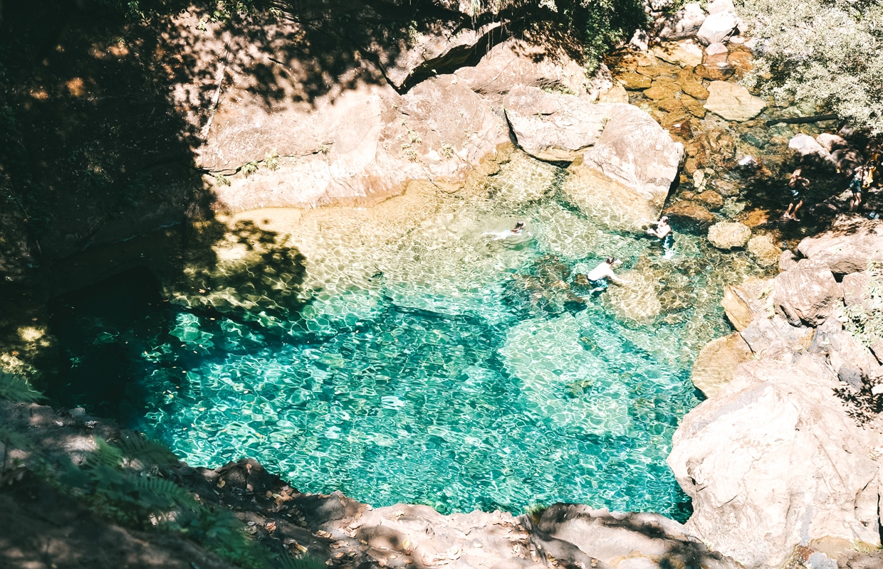 Poço Azul, na Chapada das Mesas