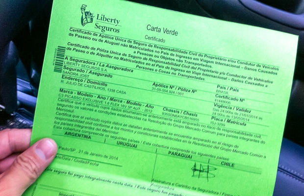 Como fazer o seguro Carta Verde para viajar de carro pela Argentina?