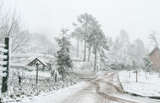 10 lugares para ver neve no Brasil: Bom jardim da Serra