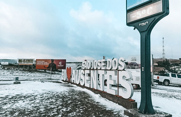 10 lugares para ver neve no Brasil: São José dos Ausentes