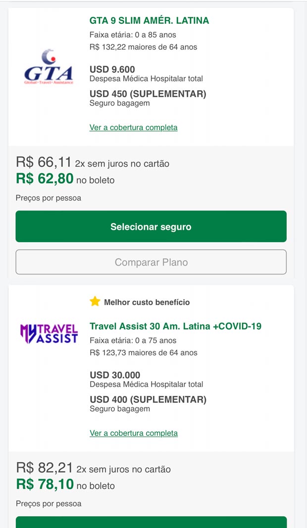 Seguro viagem para a Bolívia com cobertura para covid-19