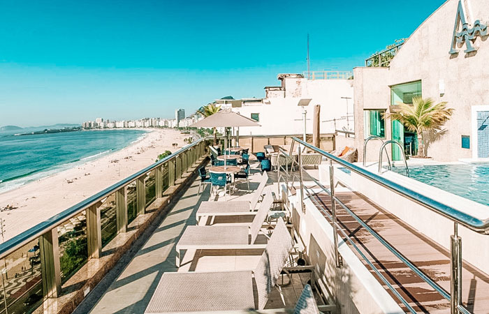 Hotel com vista para Copacabana