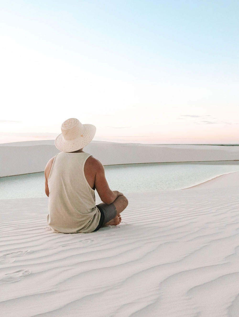 Lagoa Azul nos Lençóis Maranhenses