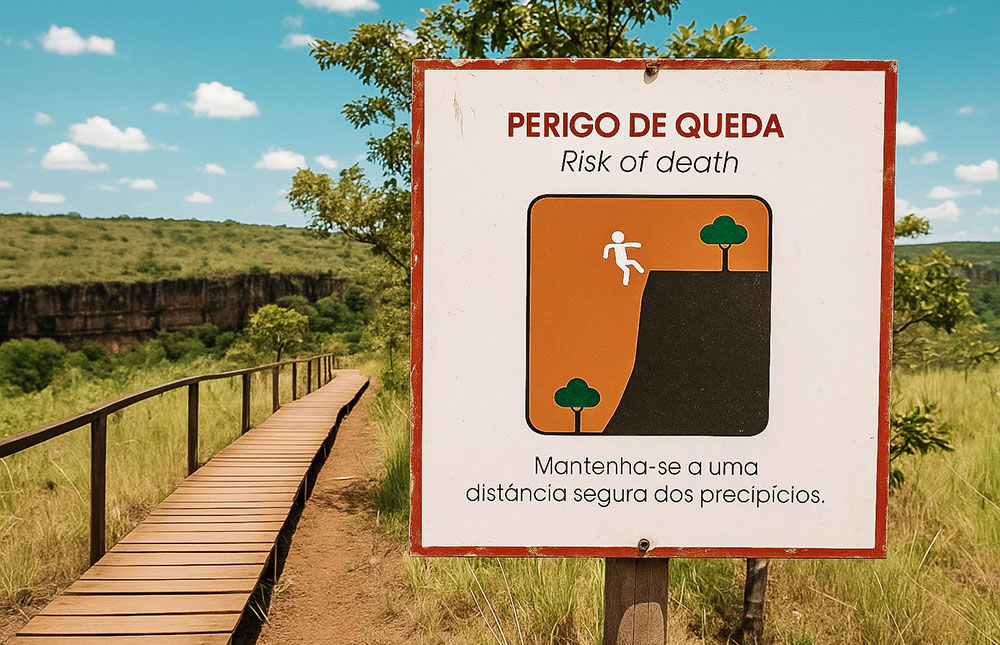 Cachoeira Véu de Noiva na Chapada dos Guimarães