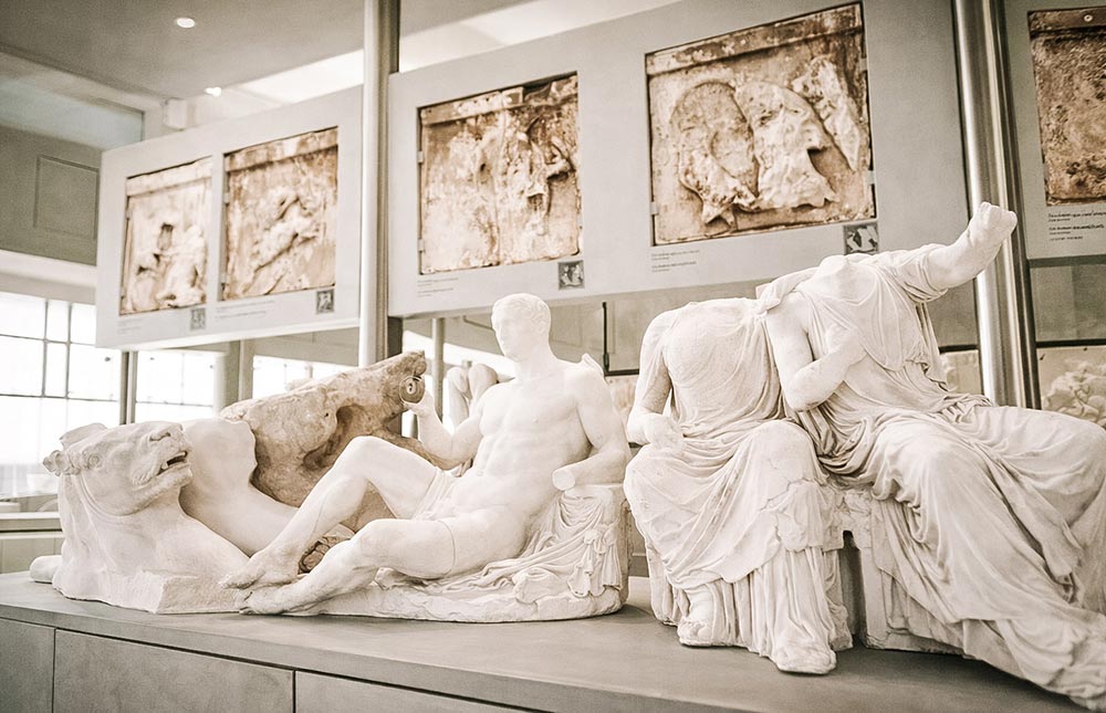 Galeria do Partenon no Museu da Acrópole