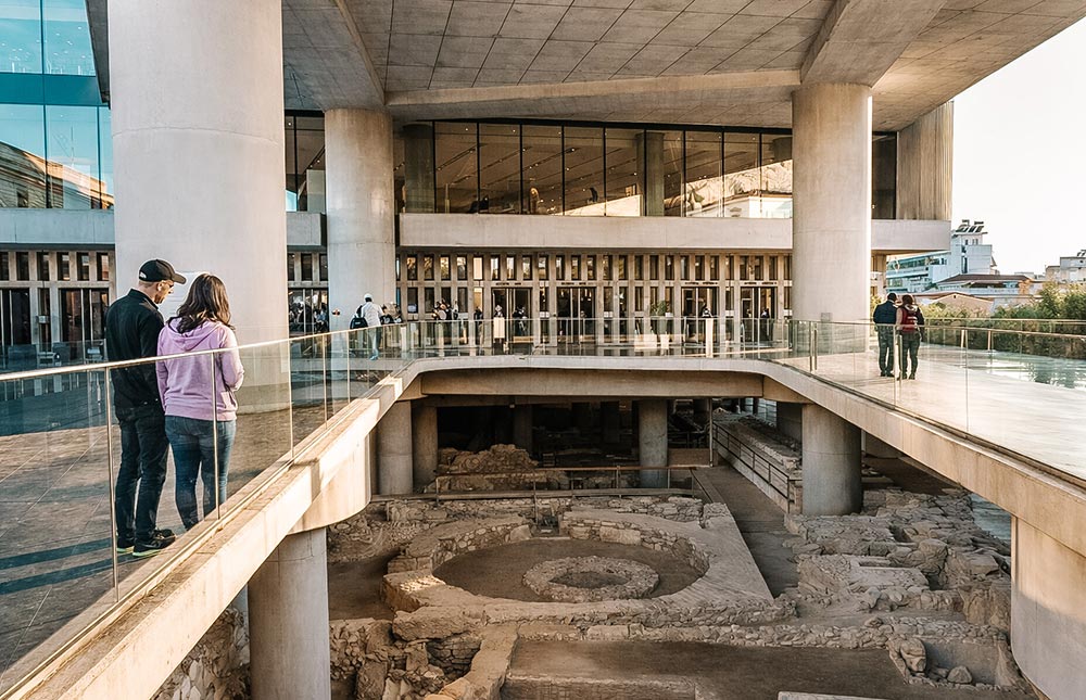 Museu da Acrópole de Atenas arquitetura